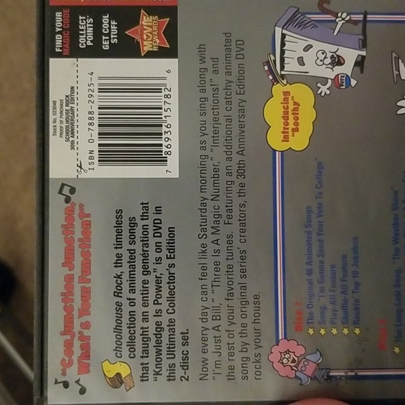 Schoolhouse Rock Special 30th Anniversary Edition, 2 disk Movie - Picture 5 of 5